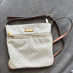 Michael Kors Beige Crossbody Bag